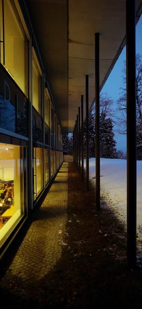 Hotelfachschule Villa Blanka Südfassade EG - Karl Heinz