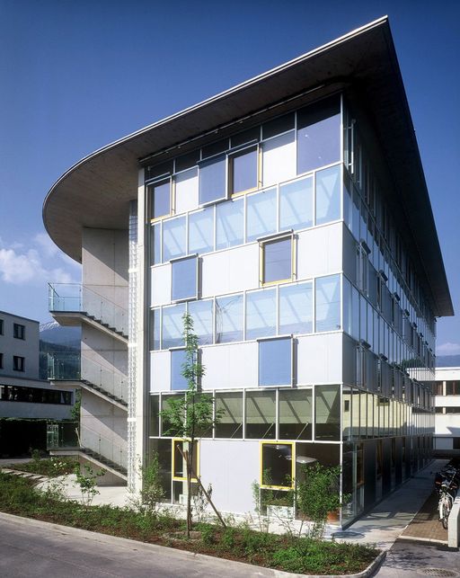 Bürohaus Innsbruck Ansicht SüdWest Stiege - Karl Heinz